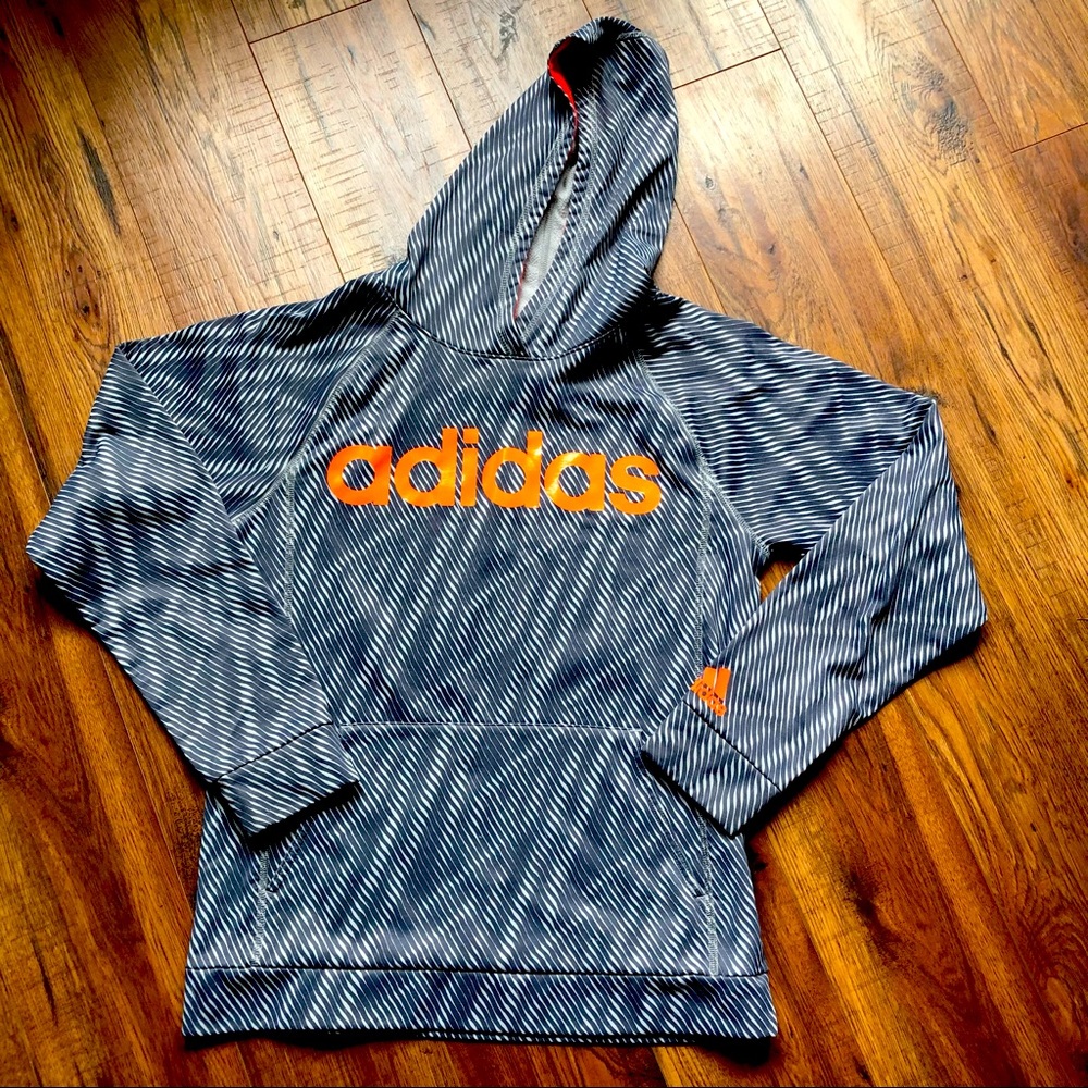 Adidas Hoodie- GRAY- Size XL 18/20 Boys